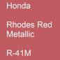 Preview: Honda, Rhodes Red Metallic, R-41M.